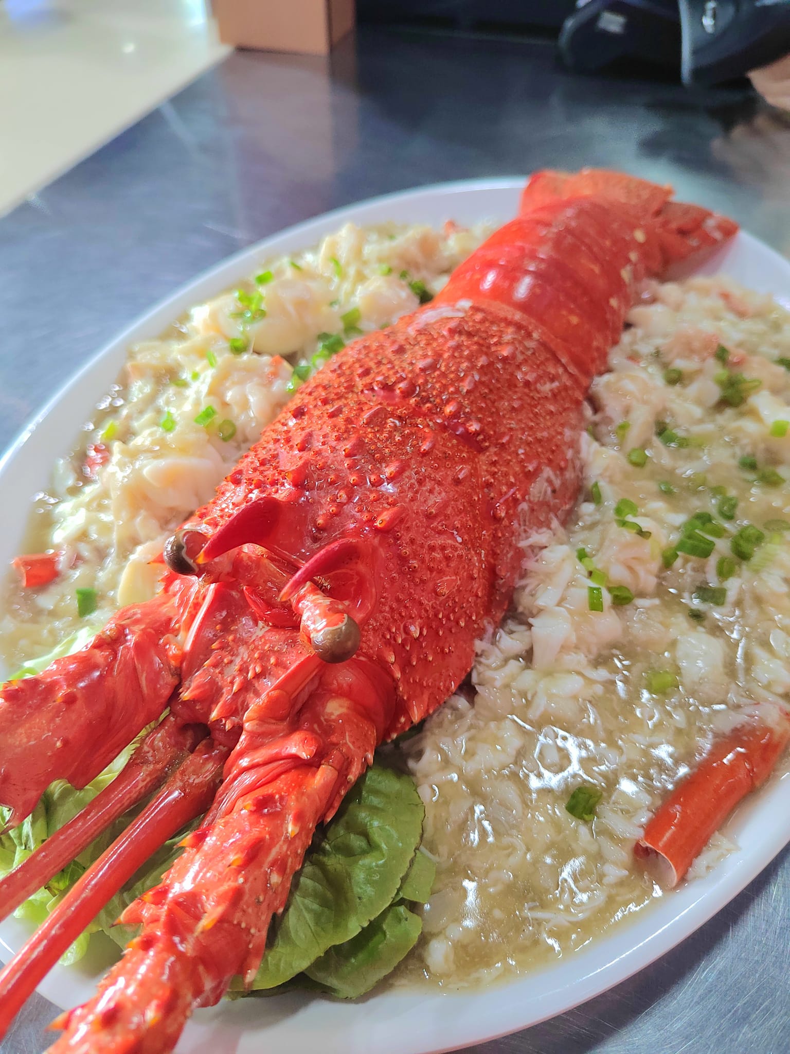 Delicious lobster dish